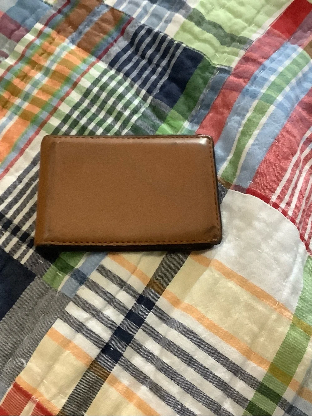 Coach Brown Leather Card & Key Holder